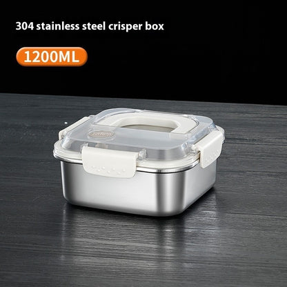 304 stainless steel lunch box with handle - durable, leak-proof and perfect for adults