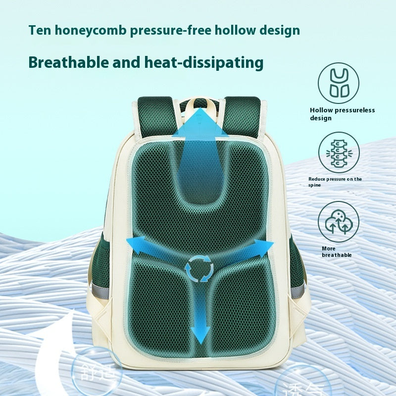 Engelsk Stil – Rymlig College-Ryggsäck