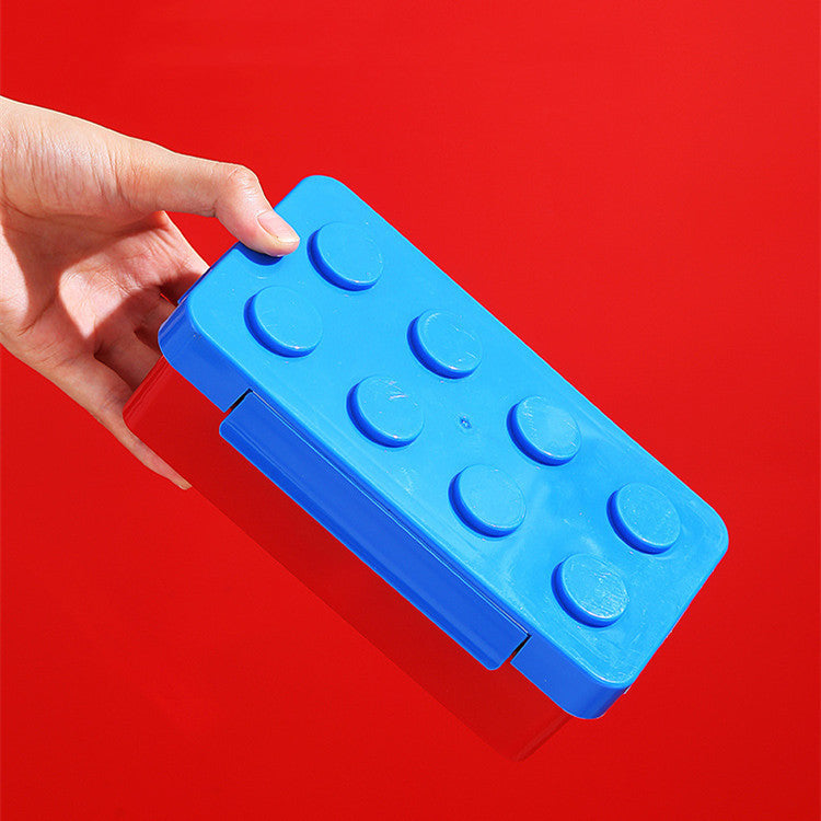 Söt Portabel Bento-Matlåda med Fack för barn – Mikrovågssäker & Tätslutande