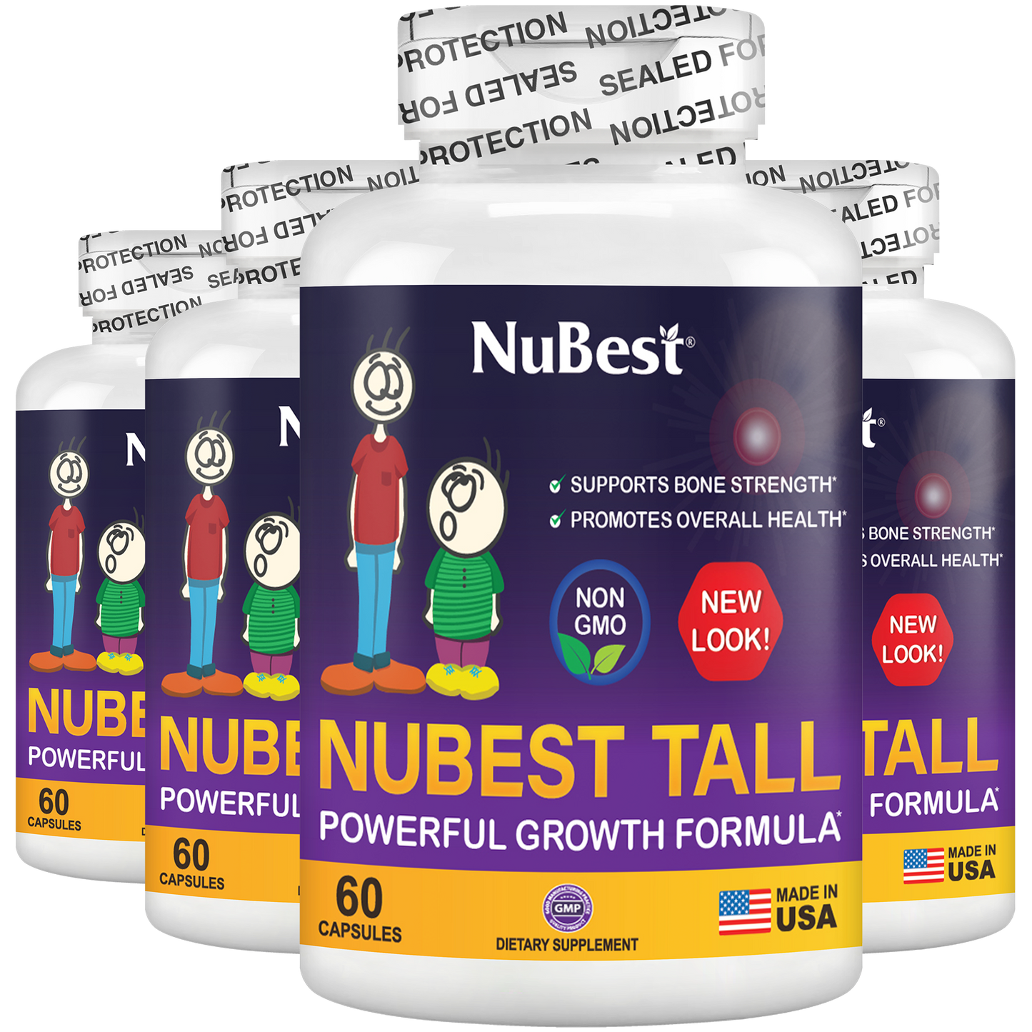 NuBest Tall - Supports normal growth and bone health in children &amp; teens 60 Tablets