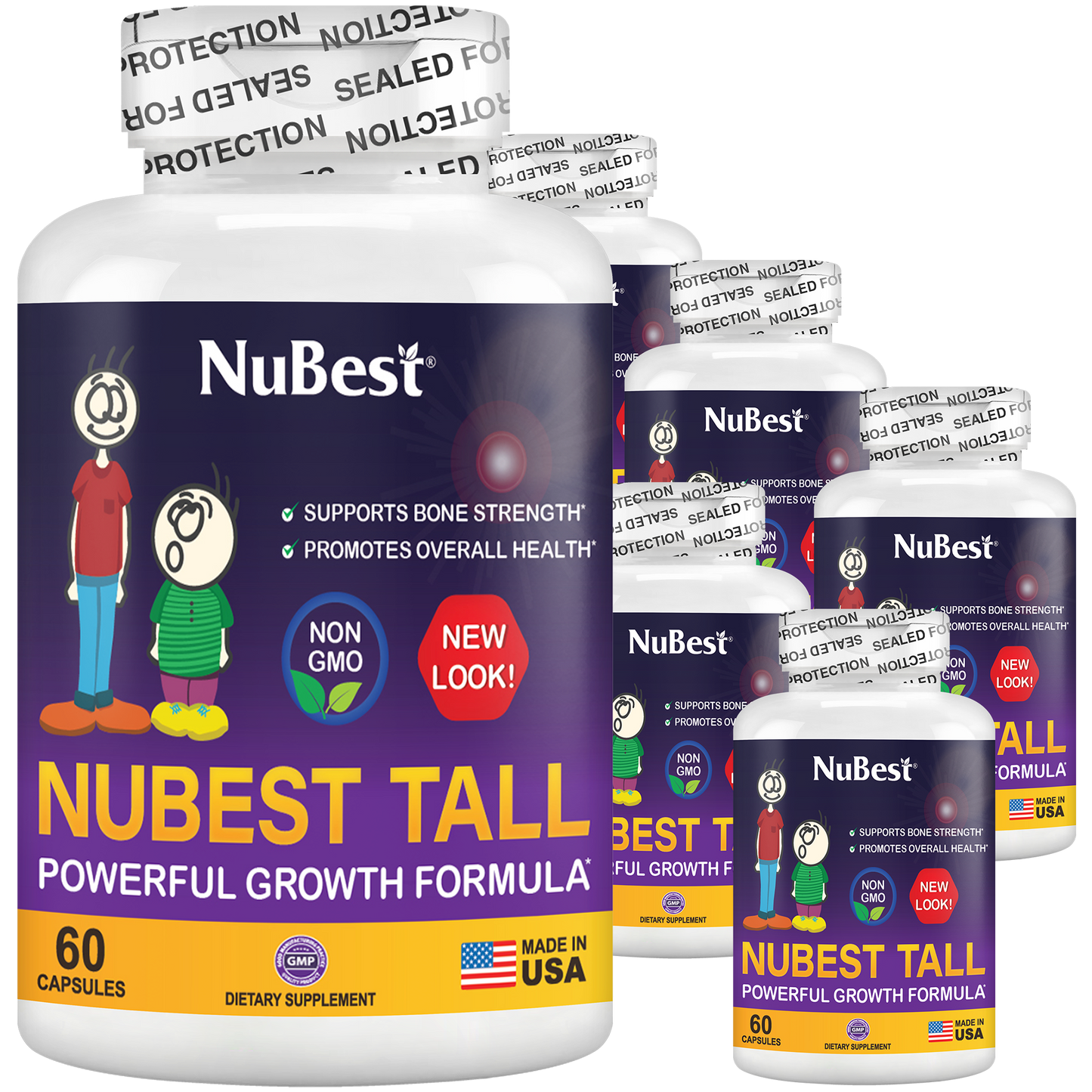 NuBest Tall - Supports normal growth and bone health in children &amp; teens 60 Tablets