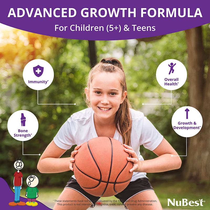 NuBest Tall - Supports normal growth and bone health in children &amp; teens 60 Tablets