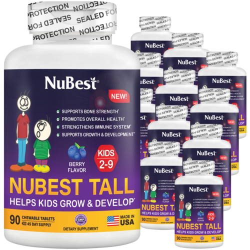 NuBest Tall Kids, Multivitamin för barn (2–9 år) 90 Tabletter