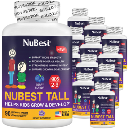 NuBest Tall Kids, Multivitamin för barn (2–9 år) 90 Tabletter