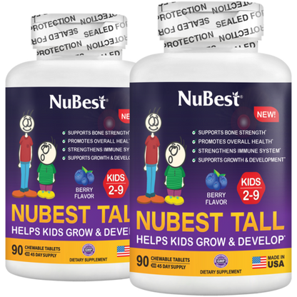 NuBest Tall Kids, Multivitamin för barn (2–9 år) 90 Tabletter