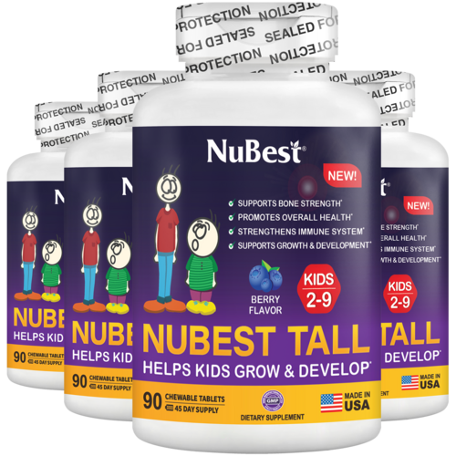 NuBest Tall Kids, Multivitamin för barn (2–9 år) 90 Tabletter