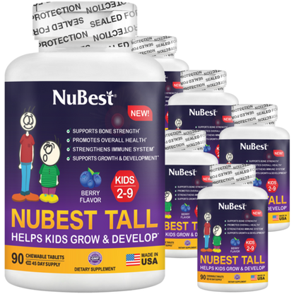 NuBest Tall Kids, Multivitamin för barn (2–9 år) 90 Tabletter