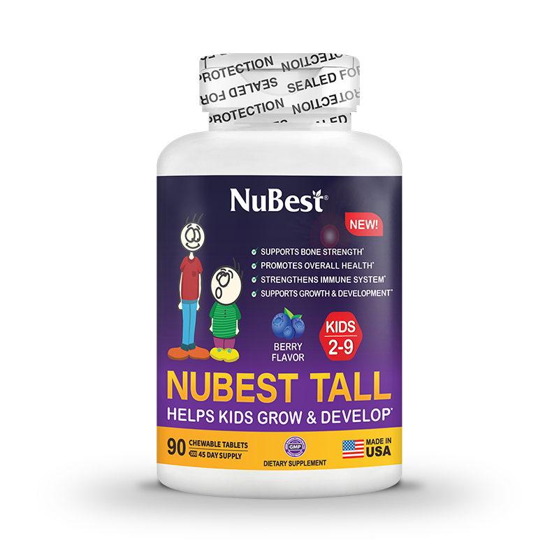 NuBest Tall Kids, Multivitamin för barn (2–9 år) 90 Tabletter