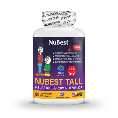 NuBest Tall Kids, Multivitamin för barn (2–9 år) 90 Tabletter