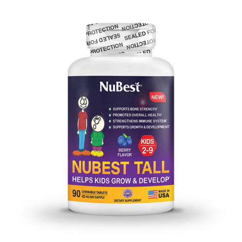 NuBest Tall Kids, Multivitamin för barn (2–9 år) 90 Tabletter