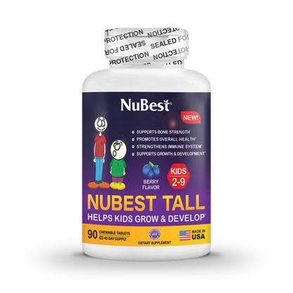 NuBest Tall Kids, Multivitamin för barn (2–9 år) 90 Tabletter